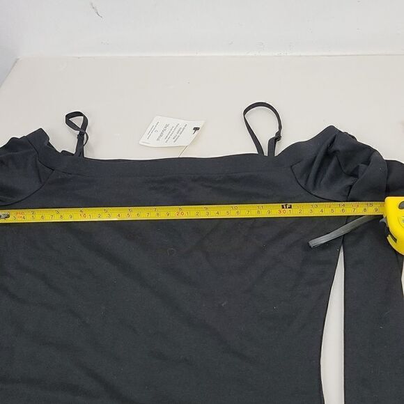 T By Alexander Wang Black Off Shoulder Dress Size XS - Picture 9 of 12